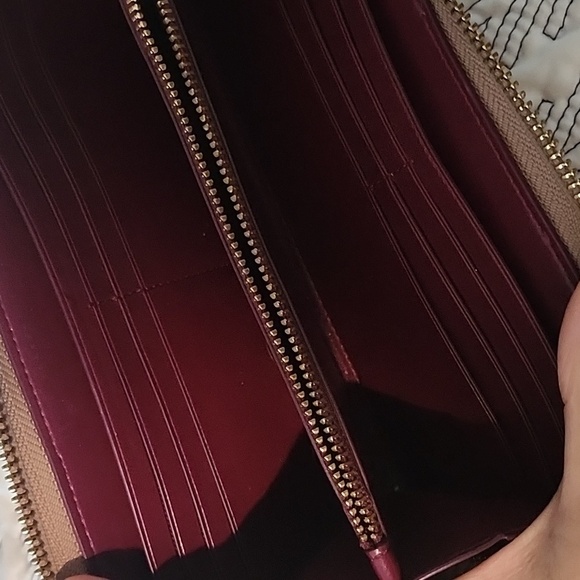 Coach Brown and Pink Wallet - Picture 10 of 16